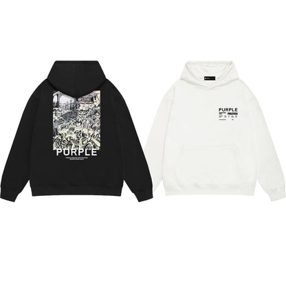 Street style Purple Brand sweatshirts