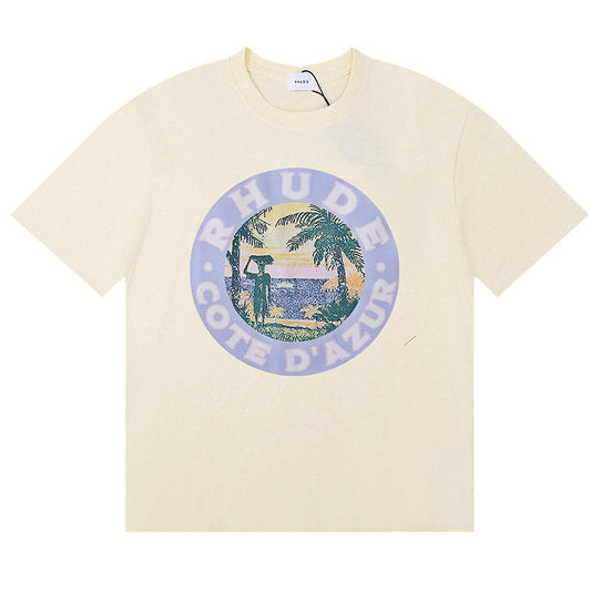 RHUDE  Off-white Lago T-Shirts