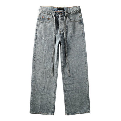 Purple Brand Crystal Diamond Jeans #9129