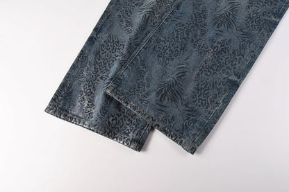Purple Brand Crystal Diamond Jeans #100