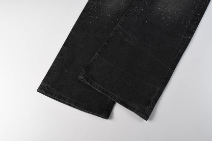 Purple Brand Crystal Diamond Jeans #105