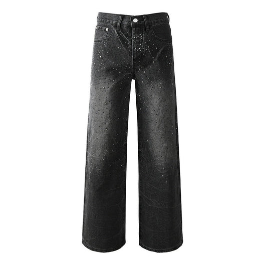 Purple Brand Crystal Diamond Jeans #105