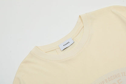 RHUDE Racing graphic print T-Shirts